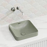 345x345x175mm Fienza Aluca Square Inset Basin Ceramic Slim Edge With Overflow Various Colour