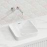 345x345x175mm Fienza Aluca Square Inset Basin Ceramic Slim Edge With Overflow Various Colour