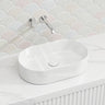510x310x120mm Fienza Aluca Pill Ceramic Above Counter Basin Slim Edge Colours Available