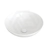 400x400x140mm Fienza Aluca Above Counter Basin Ceramic slim edge design Gloss White