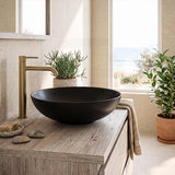 Fienza Aluca Round Above Counter Basin Ceramic Slim Edge 400x400x140mm - Variant Colours