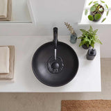 Fienza Aluca Round Above Counter Basin Ceramic Slim Edge 400x400x140mm - Variant Colours