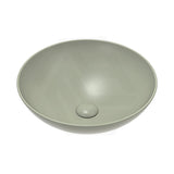 400x400x140mm Fienza Aluca Above Counter Basin Ceramic slim edge design Matt Olive