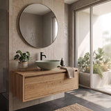 Fienza Aluca Round Above Counter Basin Ceramic Slim Edge 400x400x140mm - Variant Colours