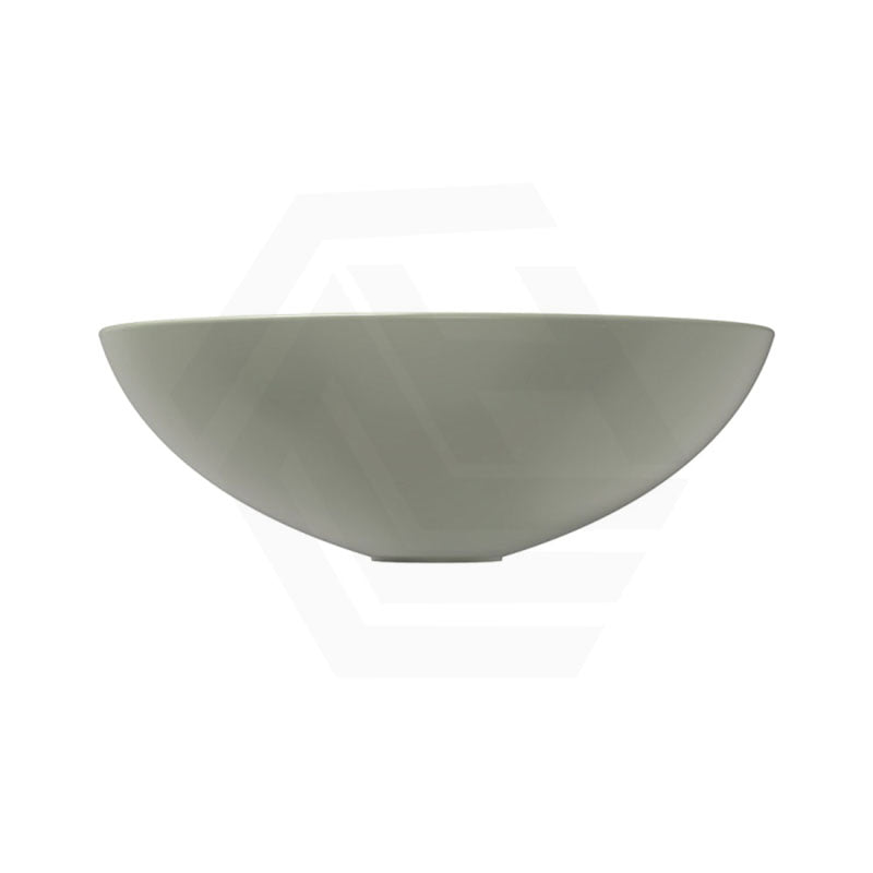 400x400x140mm Fienza Aluca Above Counter Basin Ceramic slim edge design Matt Olive