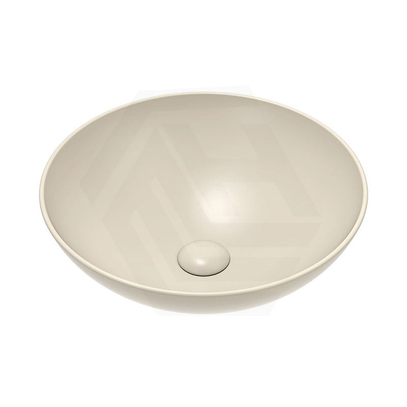 400x400x140mm Fienza Aluca Above Counter Basin Ceramic slim edge design Matt Khaki