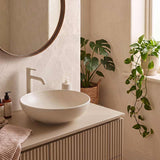 Fienza Aluca Round Above Counter Basin Ceramic Slim Edge 400x400x140mm - Variant Colours
