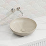 400x400x140mm Fienza Aluca Round Above Counter Basin Ceramic Slim Edge Colours Available
