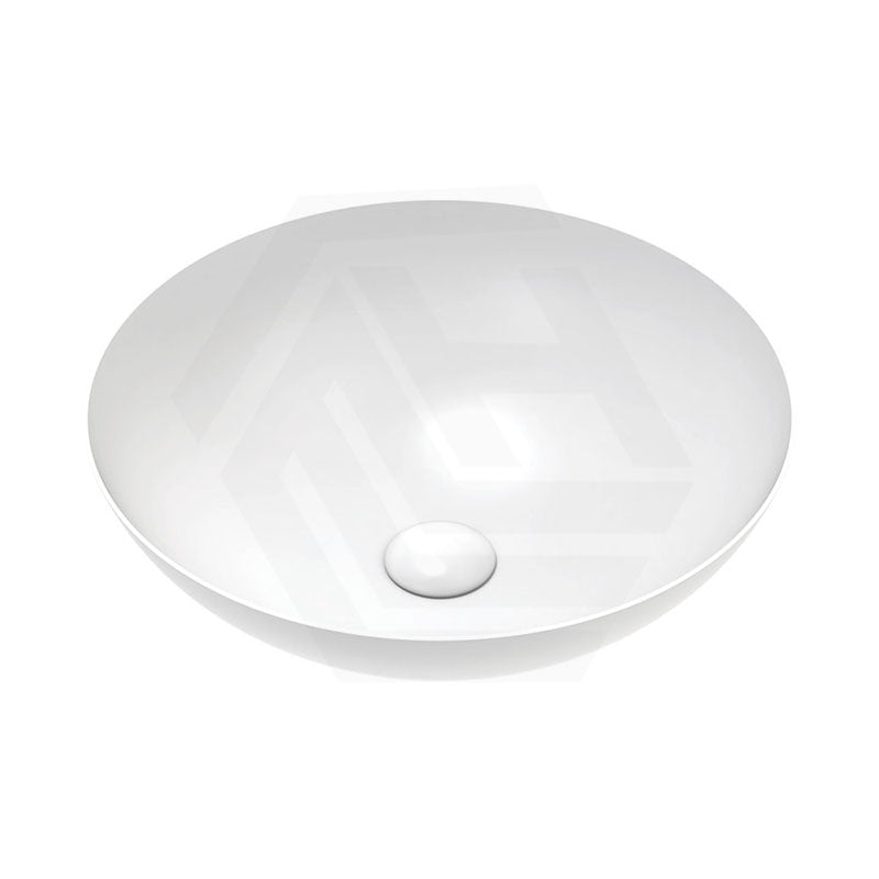 400x400x140mm Fienza Aluca Above Counter Basin Ceramic slim edge design Matt White