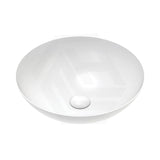 400x400x140mm Fienza Aluca Above Counter Basin Ceramic slim edge design Matt White