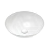 400x400x140mm Fienza Aluca Above Counter Basin Ceramic slim edge design Matt White