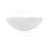 400x400x140mm Fienza Aluca Above Counter Basin Ceramic slim edge design Matt White