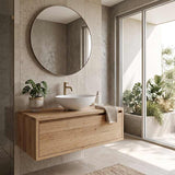 Fienza Aluca Round Above Counter Basin Ceramic Slim Edge 400x400x140mm - Variant Colours