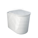 RAK Valet Rimless Wall-Faced Pan with Soft Close Seat 560x363x420mm - Gloss White/Matt White