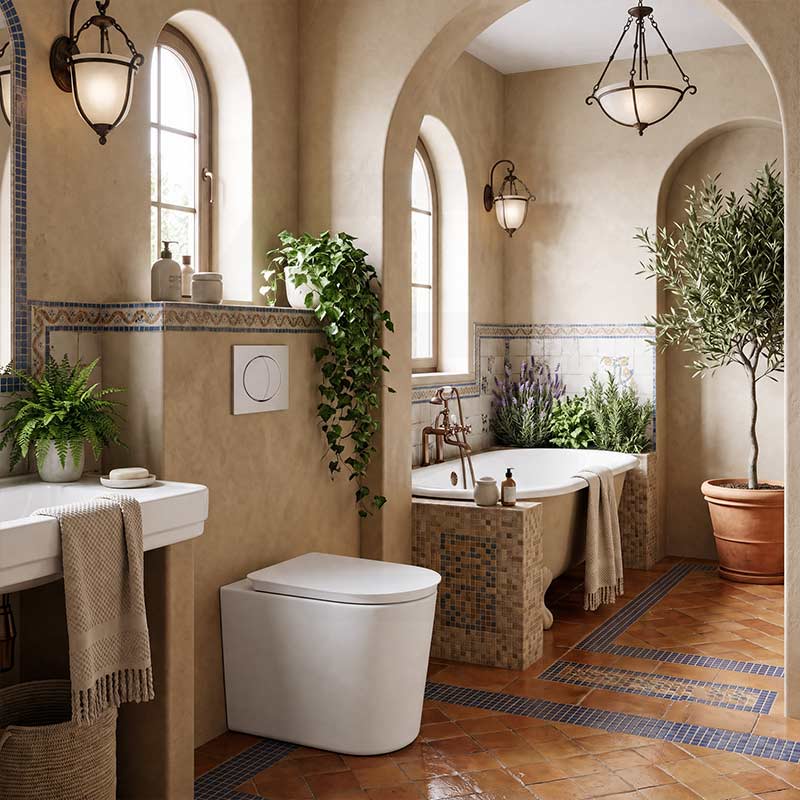 RAK Valet Rimless Wall-Faced Pan with Soft Close Seat 560x363x420mm - Gloss White/Matt White