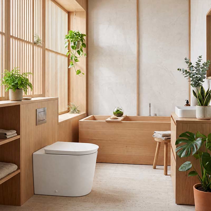 RAK Valet Rimless Wall-Faced Pan with Soft Close Seat 560x363x420mm - Gloss White/Matt White
