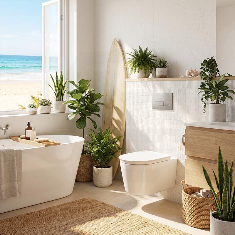 RAK Valet Rimless Wall-Hung Pan with Soft Close Seat P-trap Only 560x363x350mm - Gloss White/Matt White
