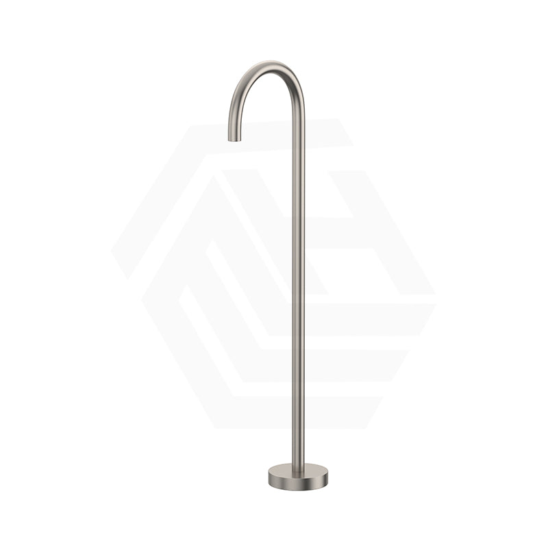 Fienza Kaya Floor Mounted Gooseneck Bath Spout Brass Outlet Variant Colour Available