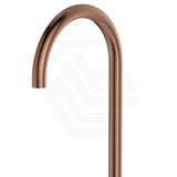 Fienza Kaya Floor Mounted Gooseneck Bath Spout Brass Outlet Variant Colour Available