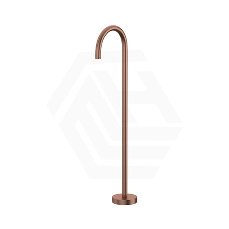 Fienza Kaya Floor Mounted Gooseneck Bath Spout Brass Outlet Variant Colour Available