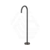 Fienza Kaya Floor Mounted Gooseneck Bath Spout Brass Outlet Variant Colour Available