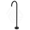 Fienza Kaya Floor Mounted Gooseneck Bath Spout Brass Outlet Variant Colour Available