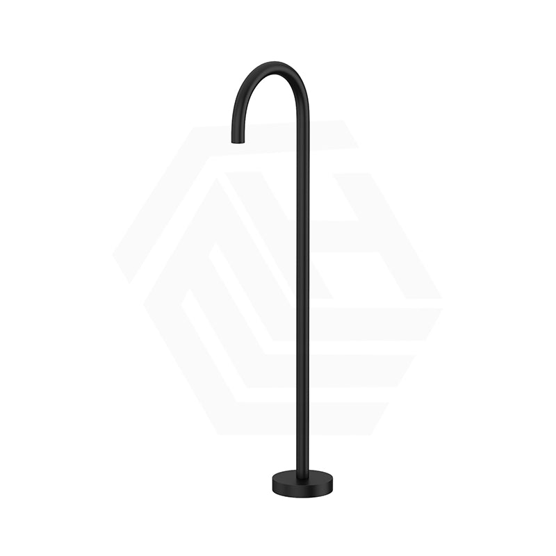 Fienza Kaya Floor Mounted Gooseneck Bath Spout Brass Outlet Variant Colour Available