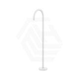Fienza Kaya Floor Mounted Gooseneck Bath Spout Brass Outlet Variant Colour Available