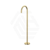 Fienza Kaya Floor Mounted Gooseneck Bath Spout Brass Outlet Variant Colour Available
