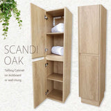 Fienza 350x350x1400mm Edge Wall-Hung Tall Boy Cabinet Variant Colour Available