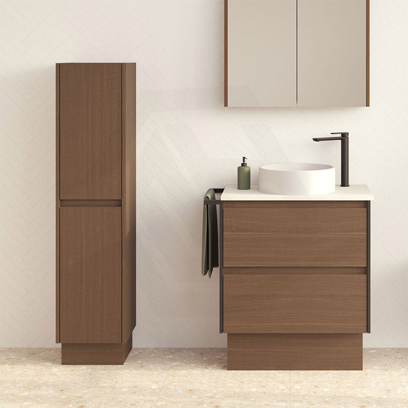Fienza 350x350x1520mm Edge Freestanding Tall Boy Cabinet with Kickboard Variant Colour Available