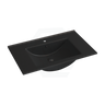 Fienza 750/900/1200Mm Dolce Matt Black Ceramic Bathroom Basin-Top Vanity Tops
