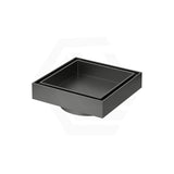 M#1(Gunmetal Grey) Fienza 100mm Square Tile 2-in-1 Floor Waste 88mm Outlet Gun Metal