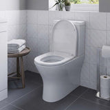 Fienza Empire UF Soft Close Toilet Seat 425x363x49mm - Gloss White/Gloss Grey
