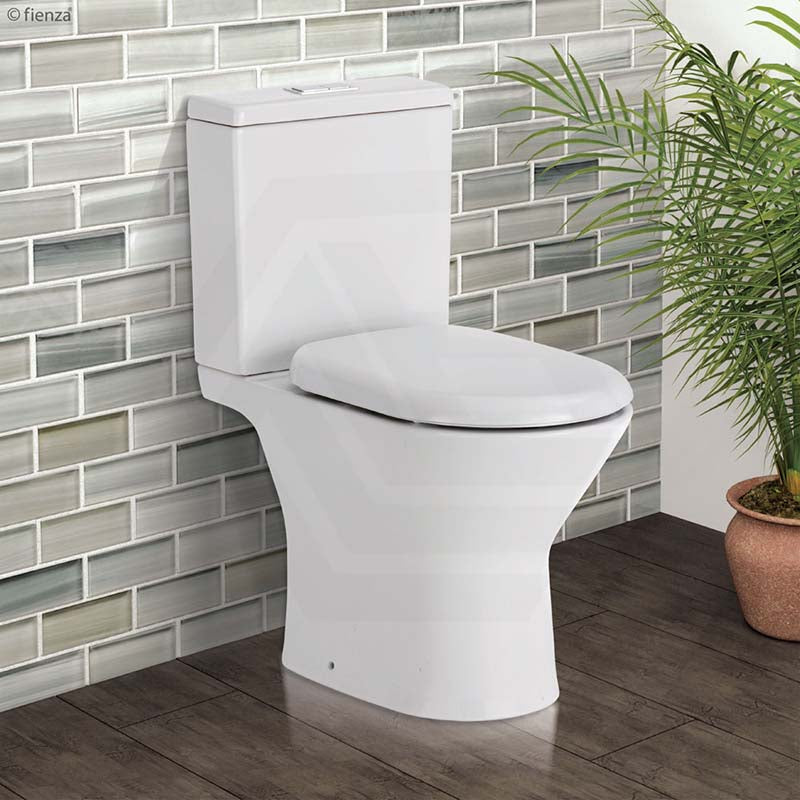 Fienza Compact Toilet Seat UF Soft Close - Gloss White