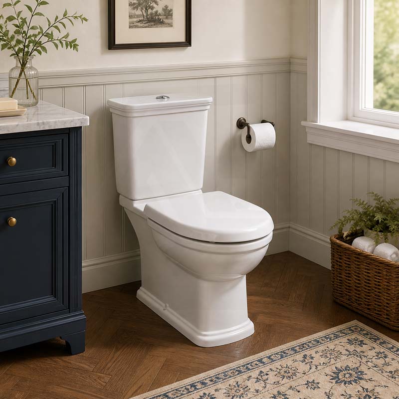 Fienza Compact Toilet Seat UF Soft Close - Gloss White