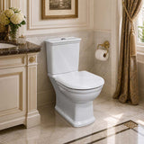 Fienza Compact Toilet Seat UF Soft Close - Gloss White