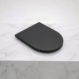 Fienza Koko UF Soft Close Slim Toilet Seat - Gloss White / Matt Black