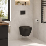 Fienza Koko UF Soft Close Slim Toilet Seat - Gloss White / Matt Black