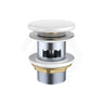 Fienza 32mm Flat Ceramic Cap Basin Pop-Up Waste with Overflow Variant Colour Available