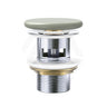 Fienza 32mm Flat Ceramic Cap Basin Pop-Up Waste with Overflow Matt Olive