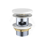 Fienza 32mm Flat Ceramic Cap Basin Pop-Up Waste with Overflow Variant Colour Available