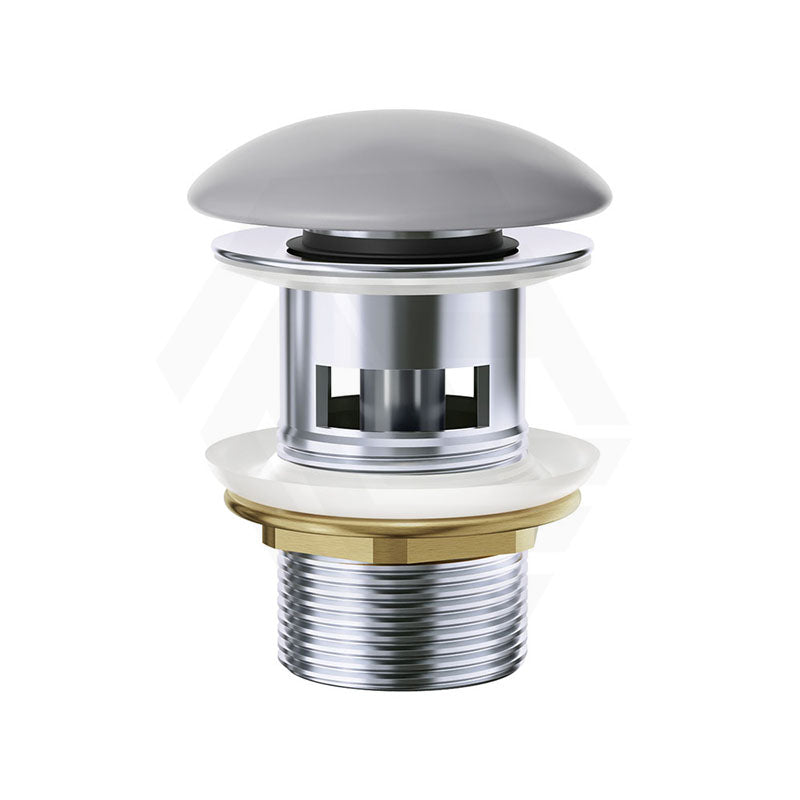 Fienza Ceramic Cap Basin Pop-Up Waste 32mm With Overflow Matt Light Grey