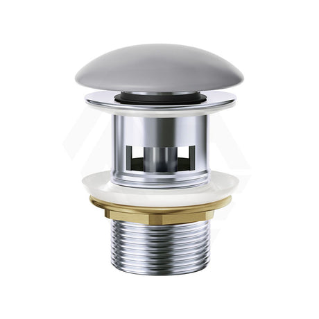 Fienza Ceramic Cap Basin Pop-Up Waste 32mm With Overflow Matt Light Grey