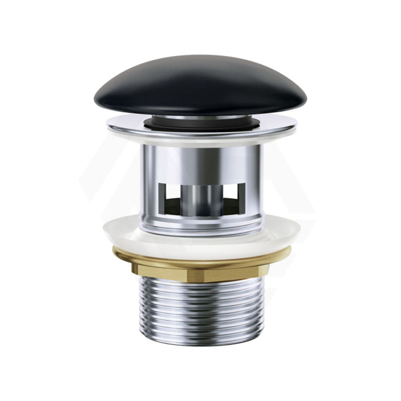 Fienza Ceramic Cap Basin Pop-Up Waste 32mm With Overflow Matt Black