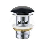 Fienza Ceramic Cap Basin Pop-Up Waste 32mm With Overflow Matt Black