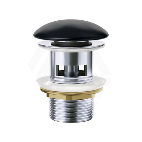 Fienza Ceramic Cap Basin Pop-Up Waste 32mm With Overflow Matt Black