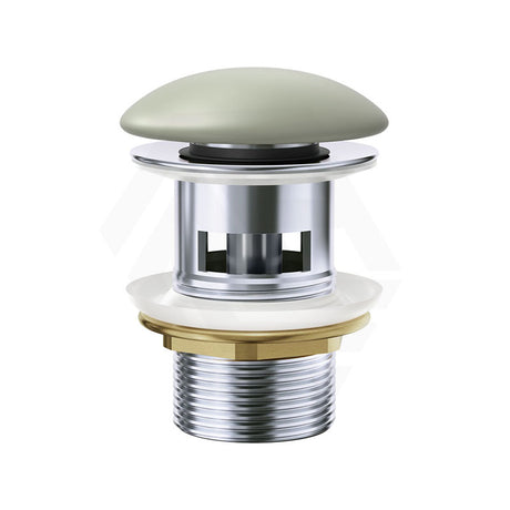 Fienza Ceramic Cap Basin Pop-Up Waste 32mm With Overflow Matt Olive