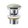 Fienza Ceramic Cap Basin Pop-Up Waste 32mm With Overflow Matt Olive