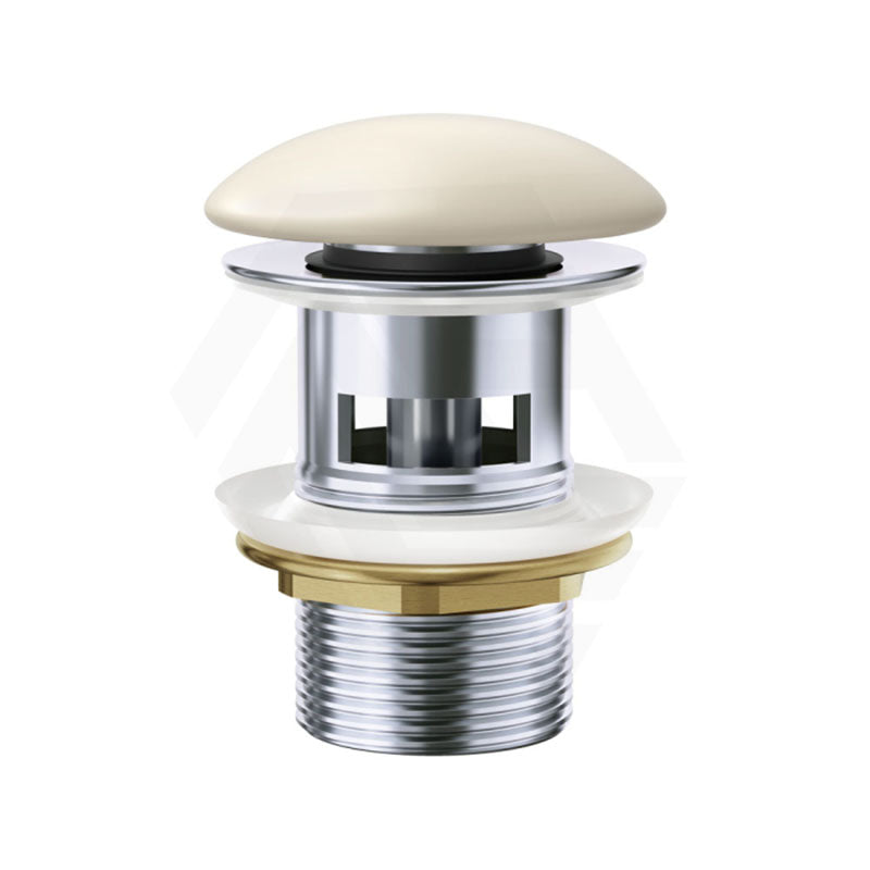 Fienza Ceramic Cap Basin Pop-Up Waste 32mm With Overflow Matt Khaki